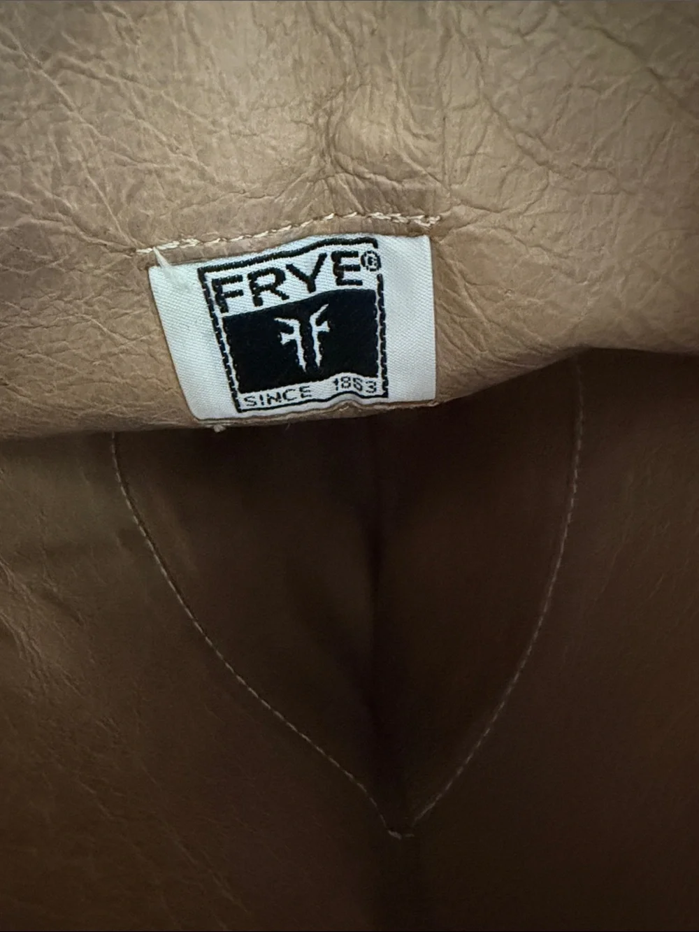 Frye Melissa Button Pull-on Brown Leather Tall Riding Cowboy Boots size 7.5 B - Picture 9 of 15